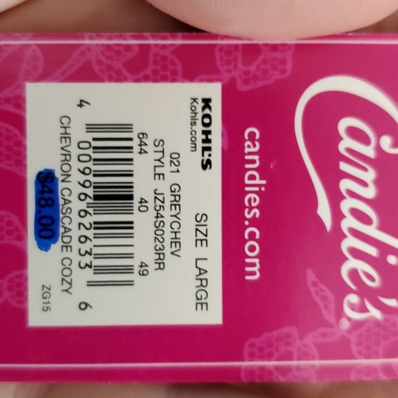 NWT Candie's Grey Open Front Cardigan - Picture 7 of 7